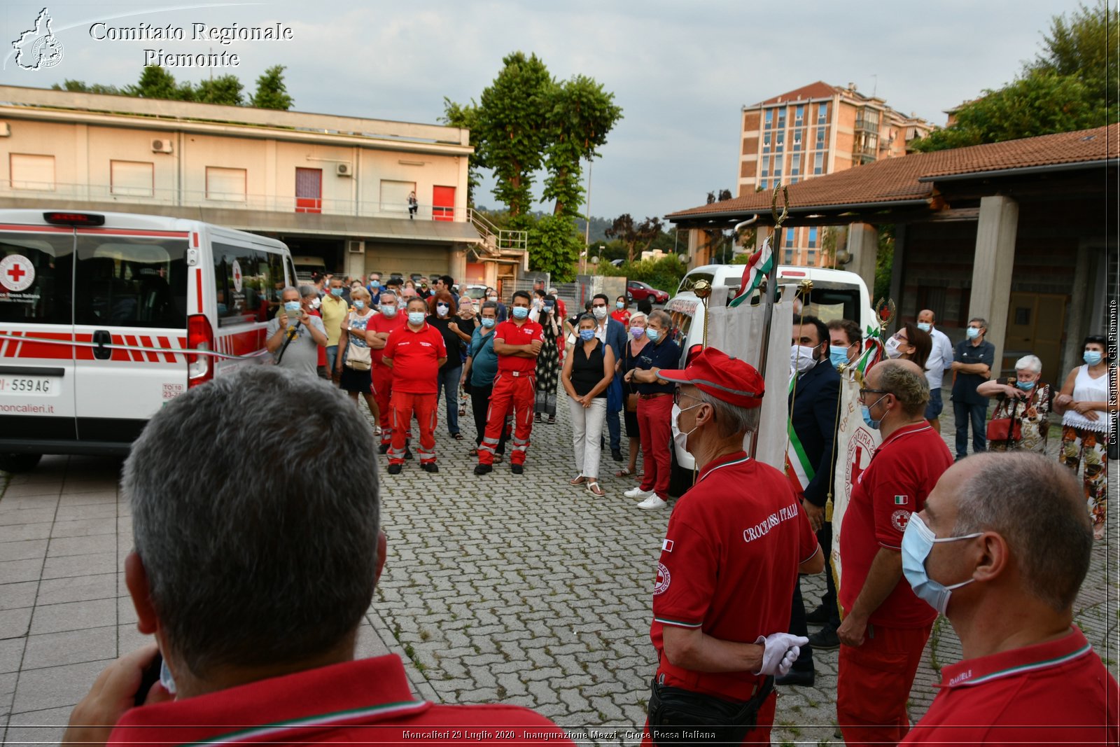 Moncalieri 29 Luglio 2020 - Inaugurazione Mezzi - Croce Rossa Italiana - Comitato Regionale del Piemonte