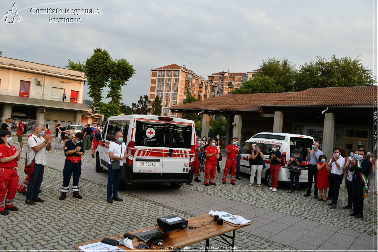 Moncalieri 29 Luglio 2020 - Inaugurazione Mezzi - Croce Rossa Italiana - Comitato Regionale del Piemonte