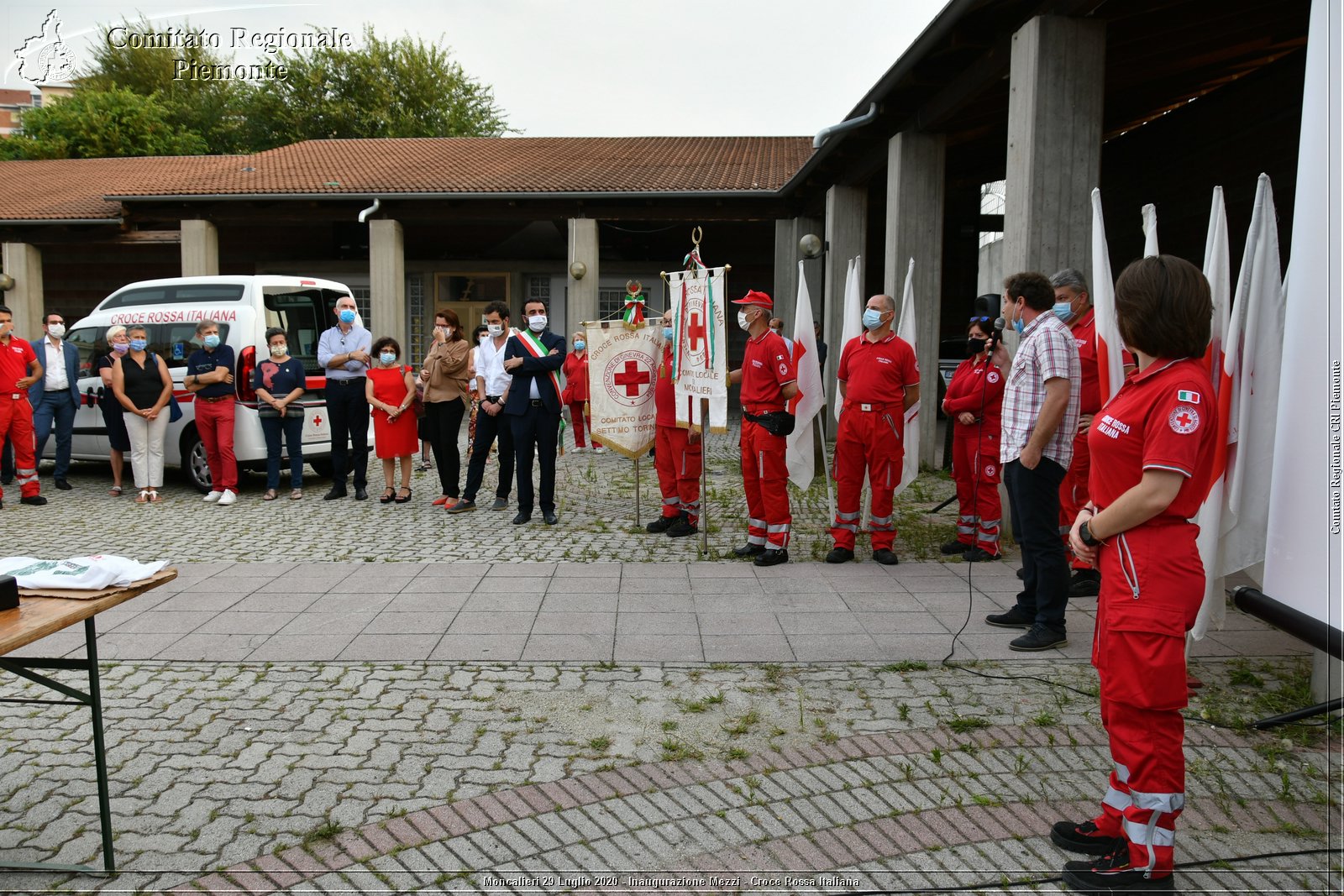 Moncalieri 29 Luglio 2020 - Inaugurazione Mezzi - Croce Rossa Italiana - Comitato Regionale del Piemonte