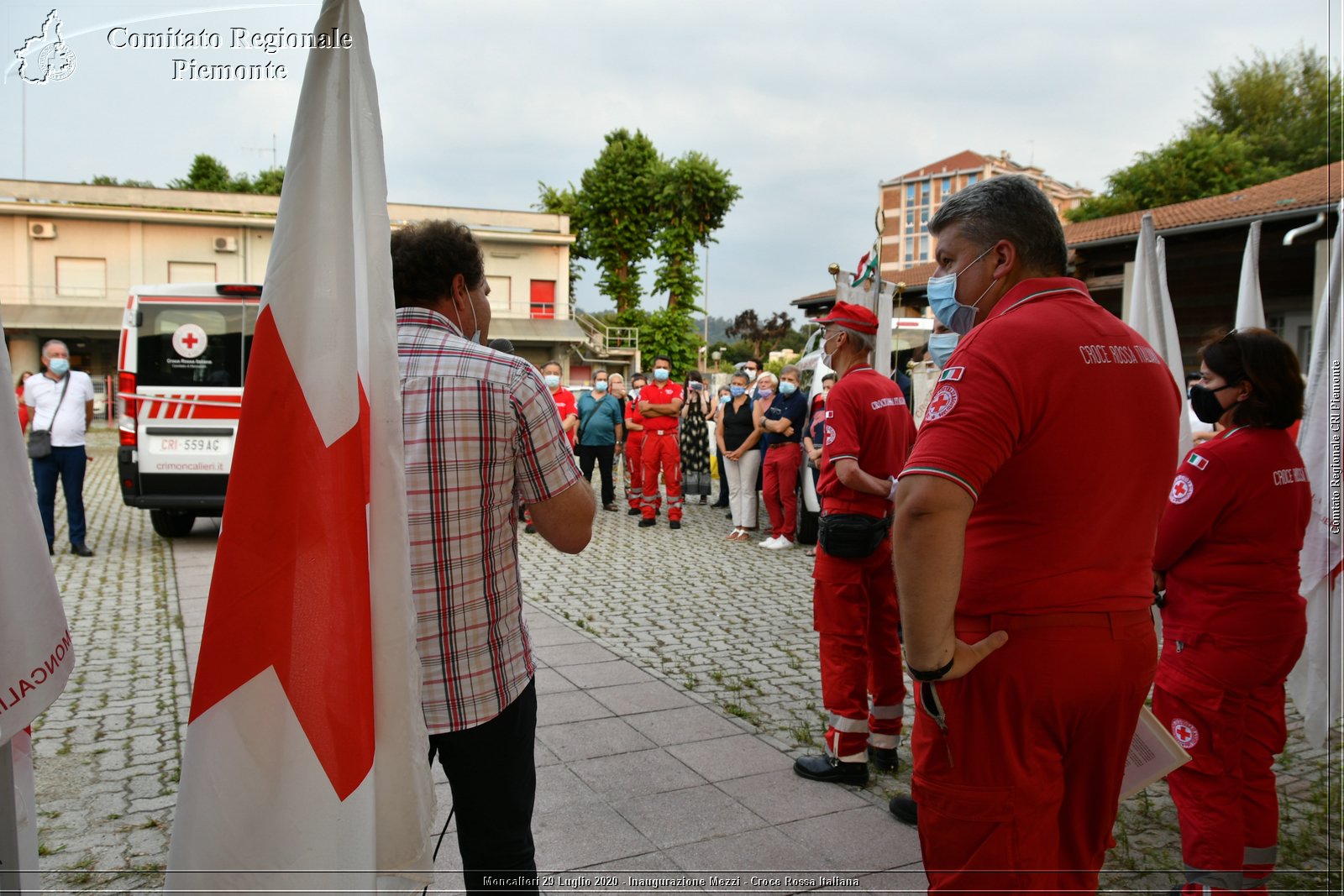 Moncalieri 29 Luglio 2020 - Inaugurazione Mezzi - Croce Rossa Italiana - Comitato Regionale del Piemonte