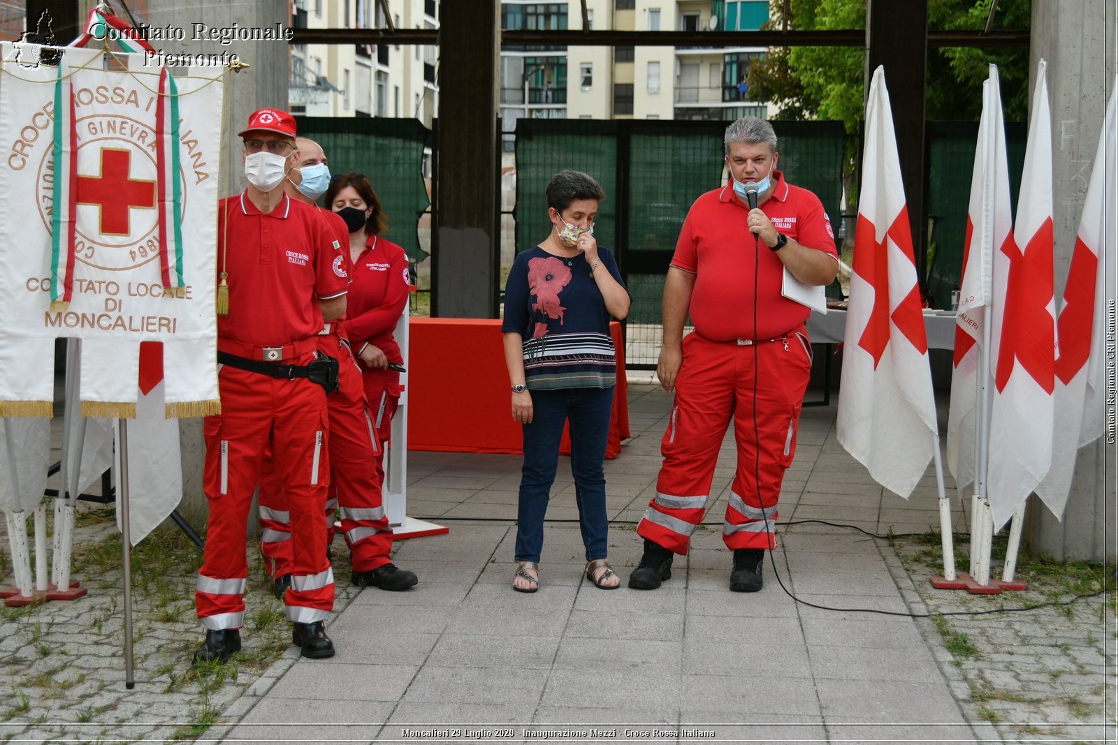 Moncalieri 29 Luglio 2020 - Inaugurazione Mezzi - Croce Rossa Italiana - Comitato Regionale del Piemonte