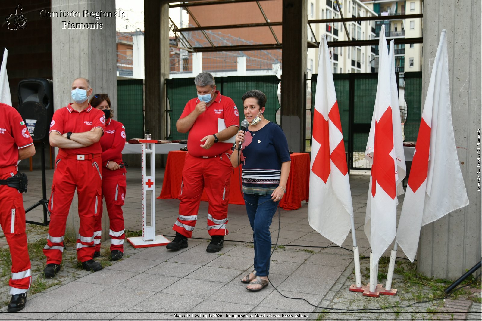 Moncalieri 29 Luglio 2020 - Inaugurazione Mezzi - Croce Rossa Italiana - Comitato Regionale del Piemonte