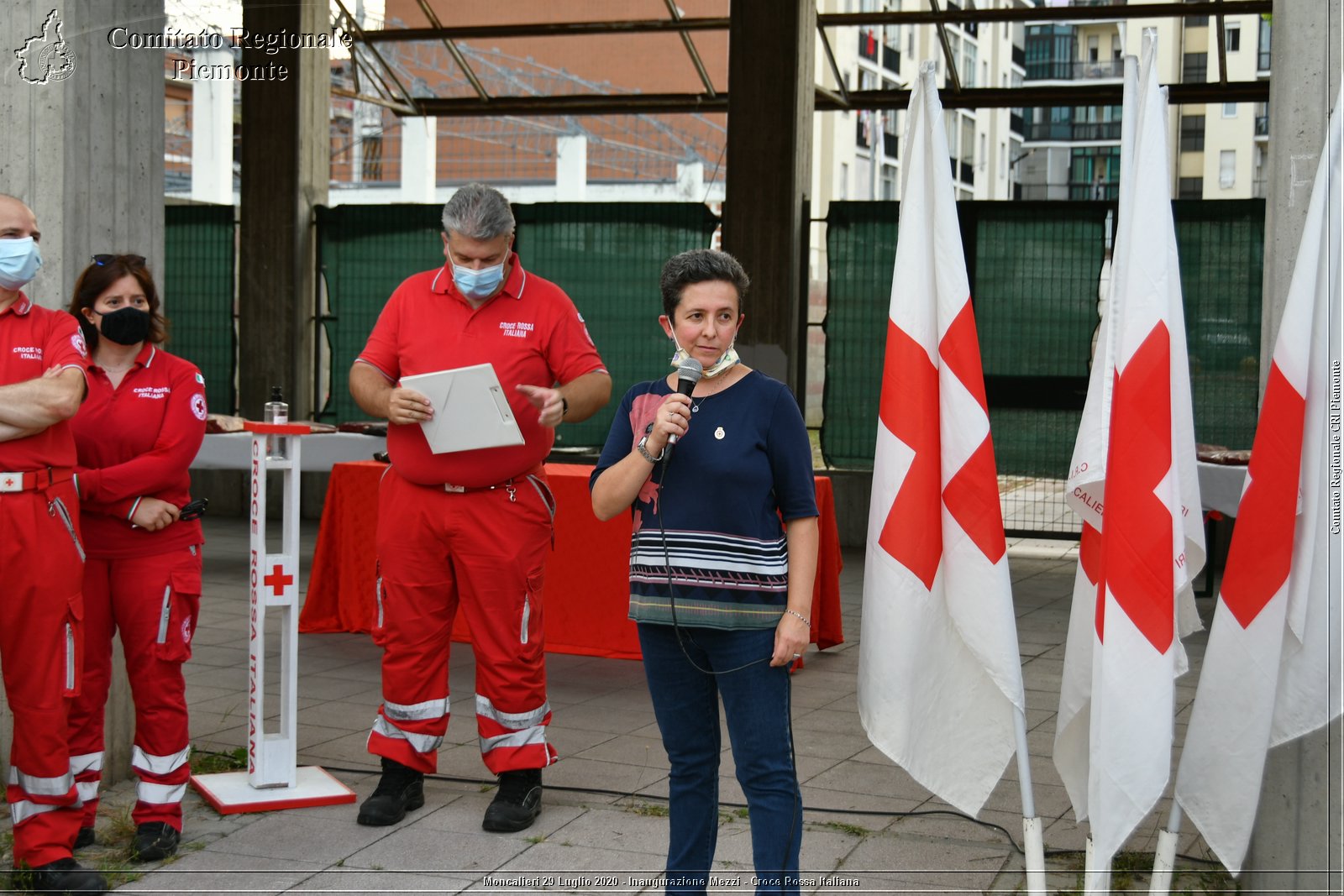 Moncalieri 29 Luglio 2020 - Inaugurazione Mezzi - Croce Rossa Italiana - Comitato Regionale del Piemonte