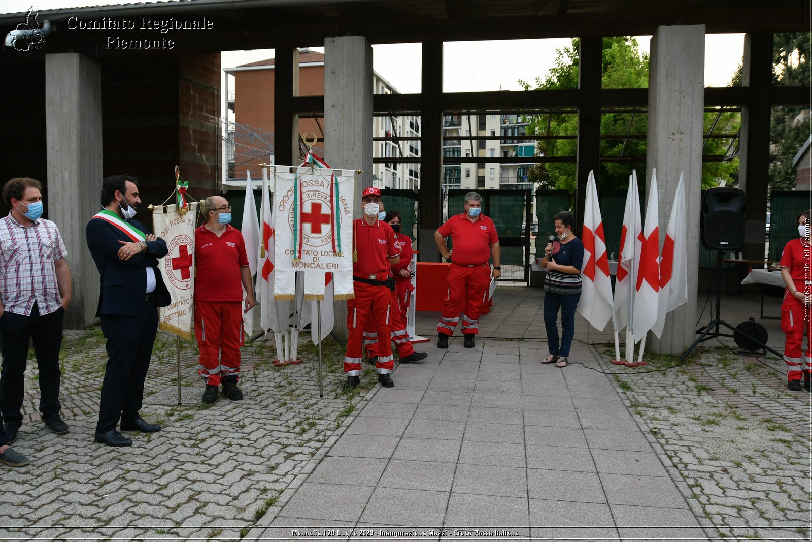 Moncalieri 29 Luglio 2020 - Inaugurazione Mezzi - Croce Rossa Italiana - Comitato Regionale del Piemonte