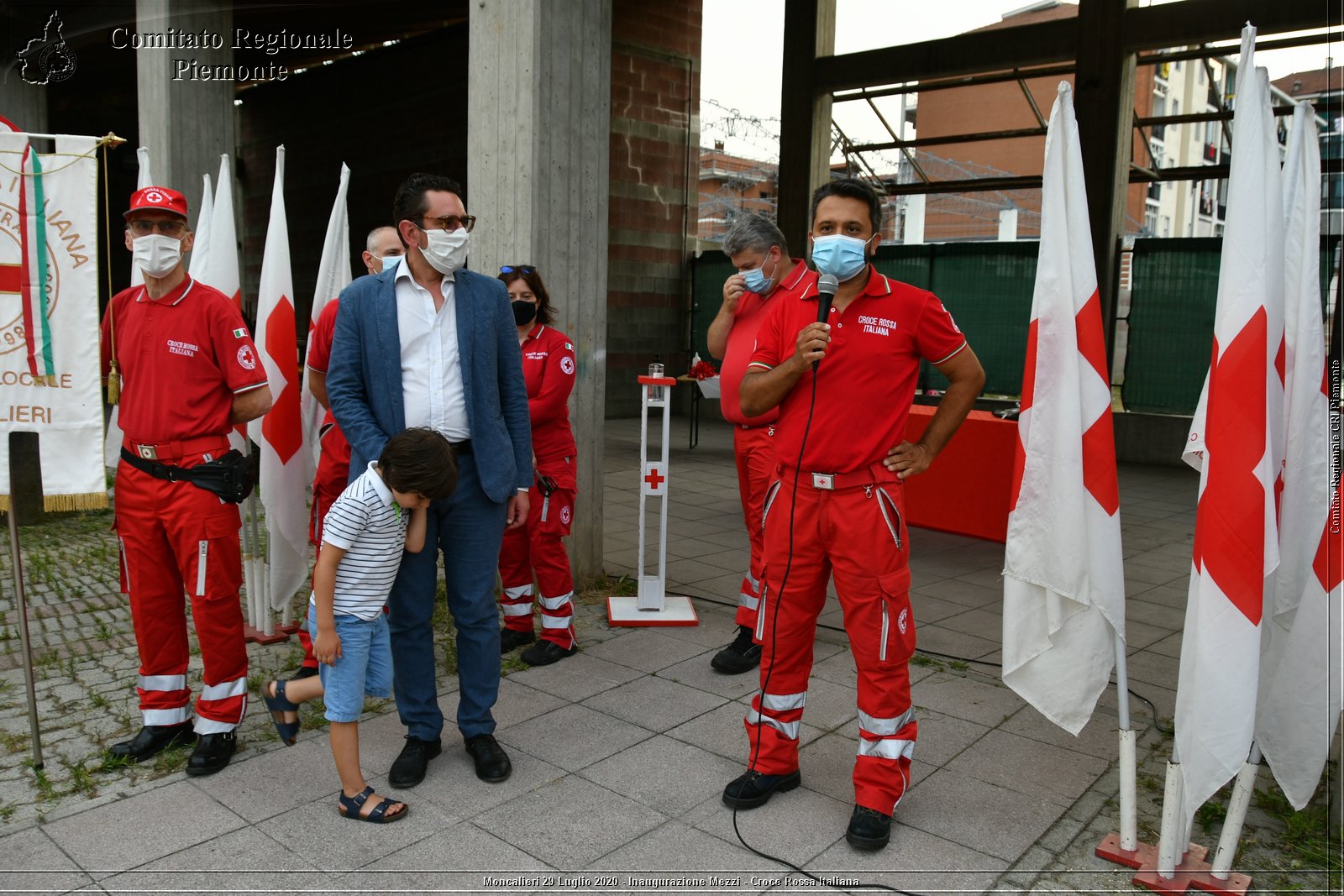 Moncalieri 29 Luglio 2020 - Inaugurazione Mezzi - Croce Rossa Italiana - Comitato Regionale del Piemonte