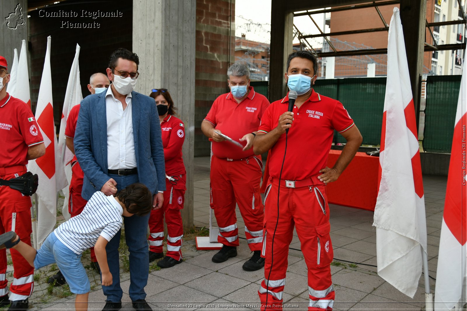 Moncalieri 29 Luglio 2020 - Inaugurazione Mezzi - Croce Rossa Italiana - Comitato Regionale del Piemonte