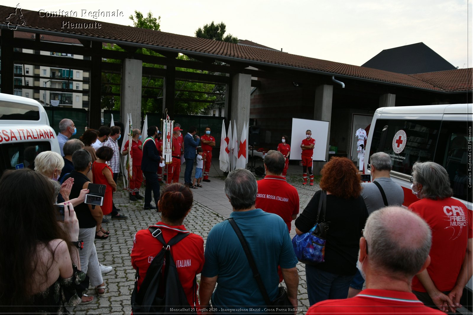 Moncalieri 29 Luglio 2020 - Inaugurazione Mezzi - Croce Rossa Italiana - Comitato Regionale del Piemonte