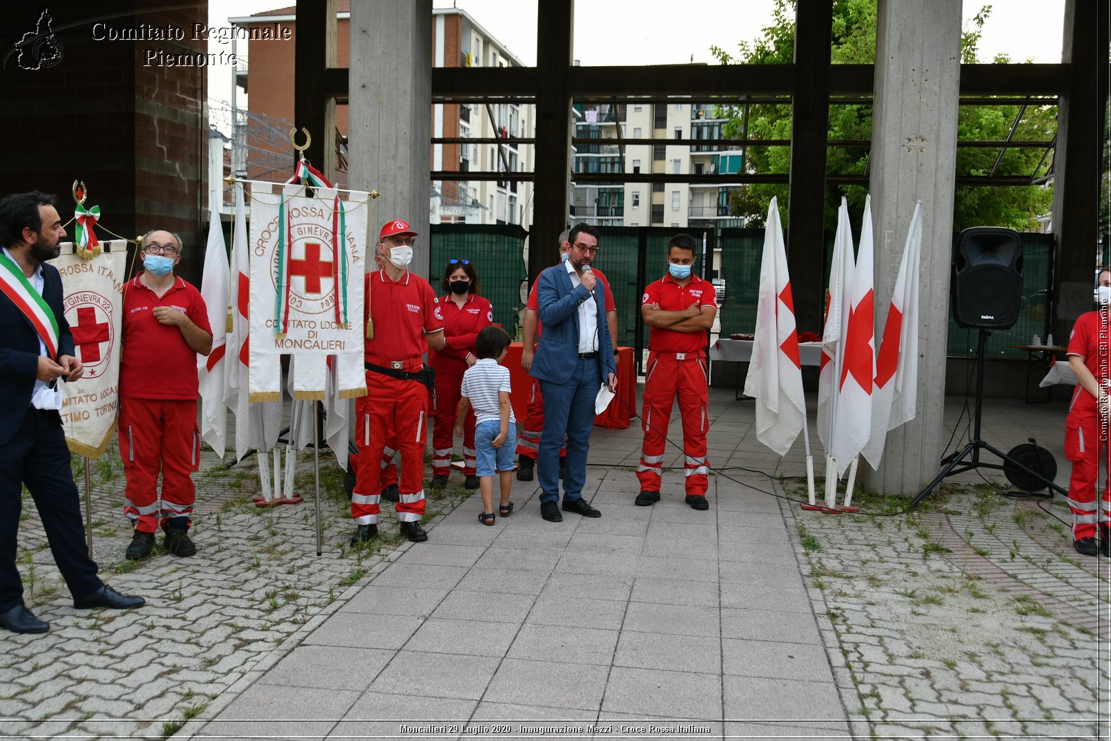 Moncalieri 29 Luglio 2020 - Inaugurazione Mezzi - Croce Rossa Italiana - Comitato Regionale del Piemonte