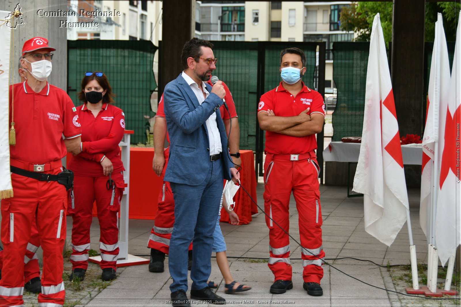 Moncalieri 29 Luglio 2020 - Inaugurazione Mezzi - Croce Rossa Italiana - Comitato Regionale del Piemonte