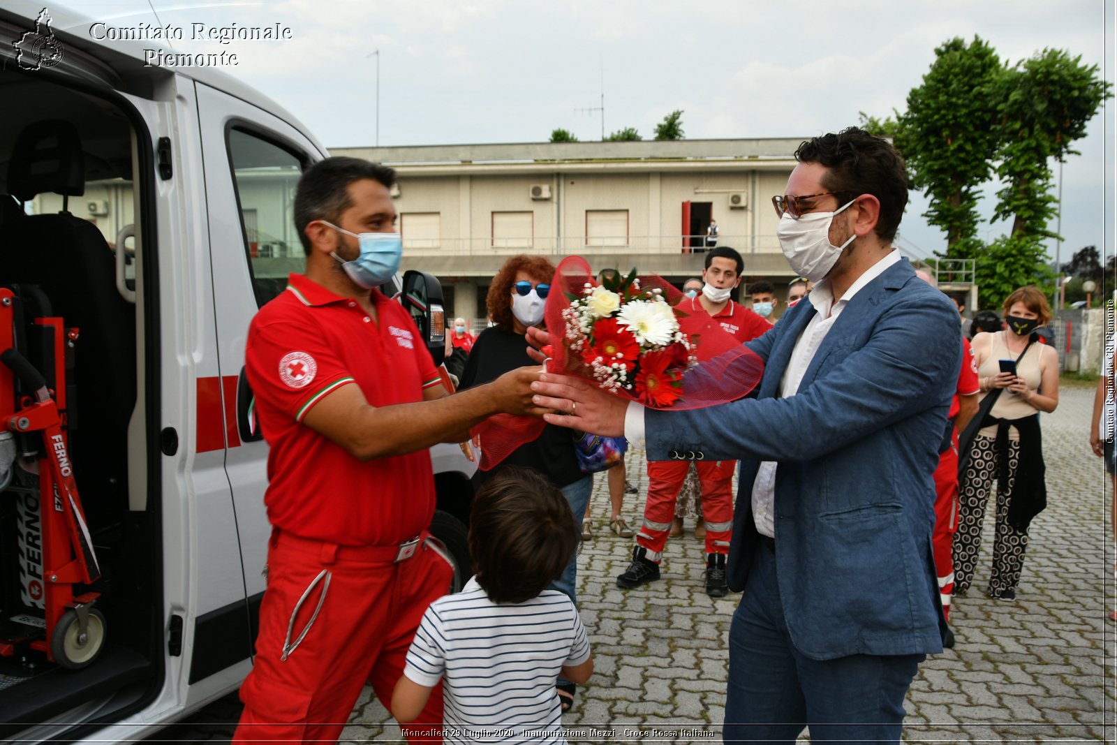 Moncalieri 29 Luglio 2020 - Inaugurazione Mezzi - Croce Rossa Italiana - Comitato Regionale del Piemonte