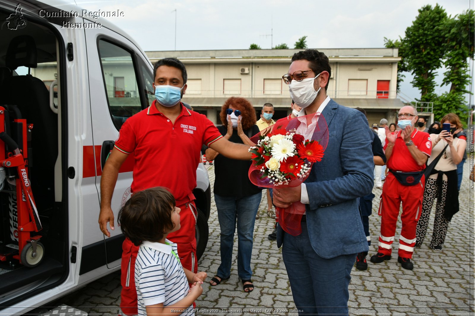 Moncalieri 29 Luglio 2020 - Inaugurazione Mezzi - Croce Rossa Italiana - Comitato Regionale del Piemonte