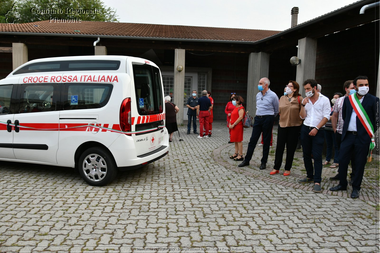 Moncalieri 29 Luglio 2020 - Inaugurazione Mezzi - Croce Rossa Italiana - Comitato Regionale del Piemonte