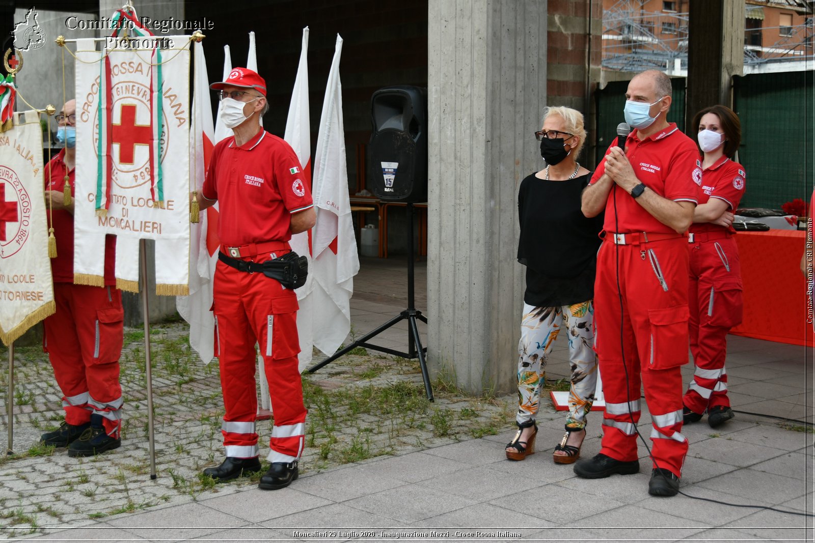 Moncalieri 29 Luglio 2020 - Inaugurazione Mezzi - Croce Rossa Italiana - Comitato Regionale del Piemonte