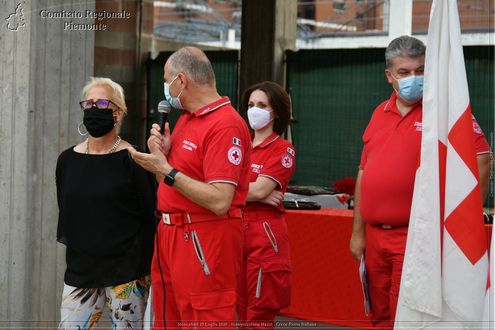 Moncalieri 29 Luglio 2020 - Inaugurazione Mezzi - Croce Rossa Italiana - Comitato Regionale del Piemonte