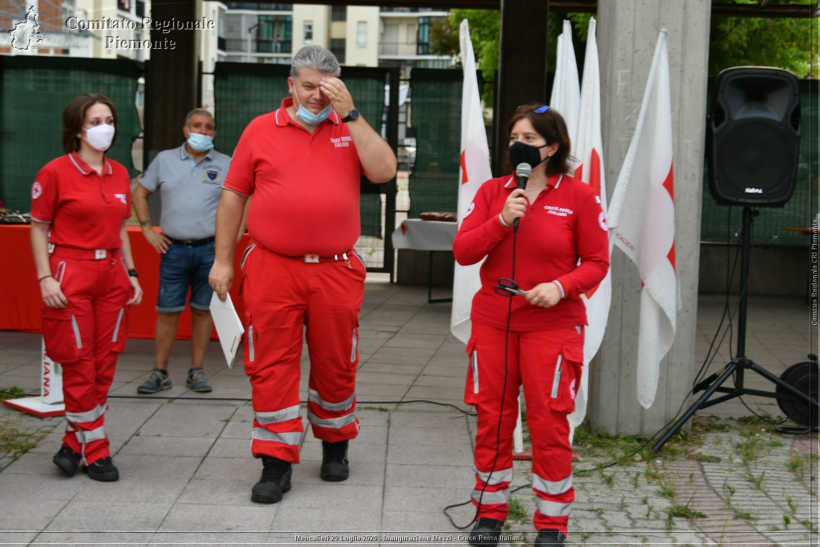 Moncalieri 29 Luglio 2020 - Inaugurazione Mezzi - Croce Rossa Italiana - Comitato Regionale del Piemonte