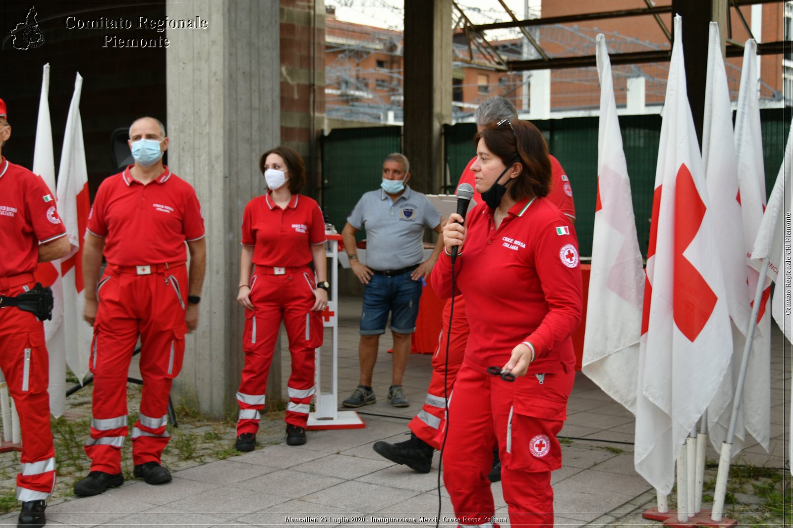 Moncalieri 29 Luglio 2020 - Inaugurazione Mezzi - Croce Rossa Italiana - Comitato Regionale del Piemonte