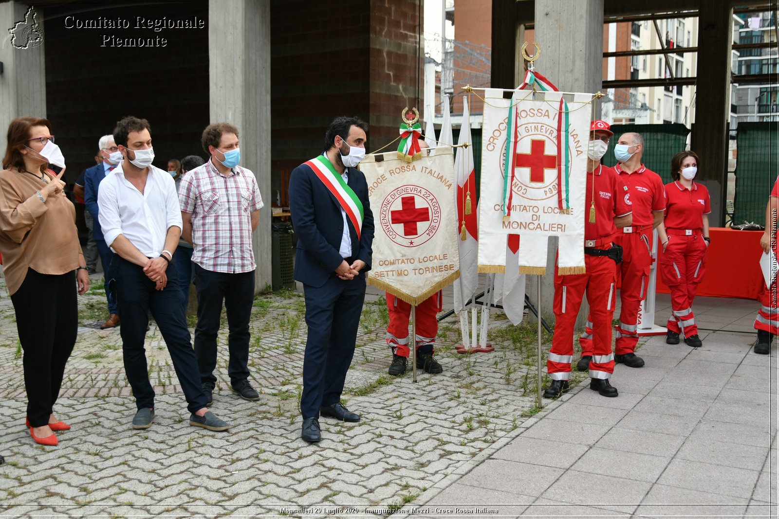 Moncalieri 29 Luglio 2020 - Inaugurazione Mezzi - Croce Rossa Italiana - Comitato Regionale del Piemonte