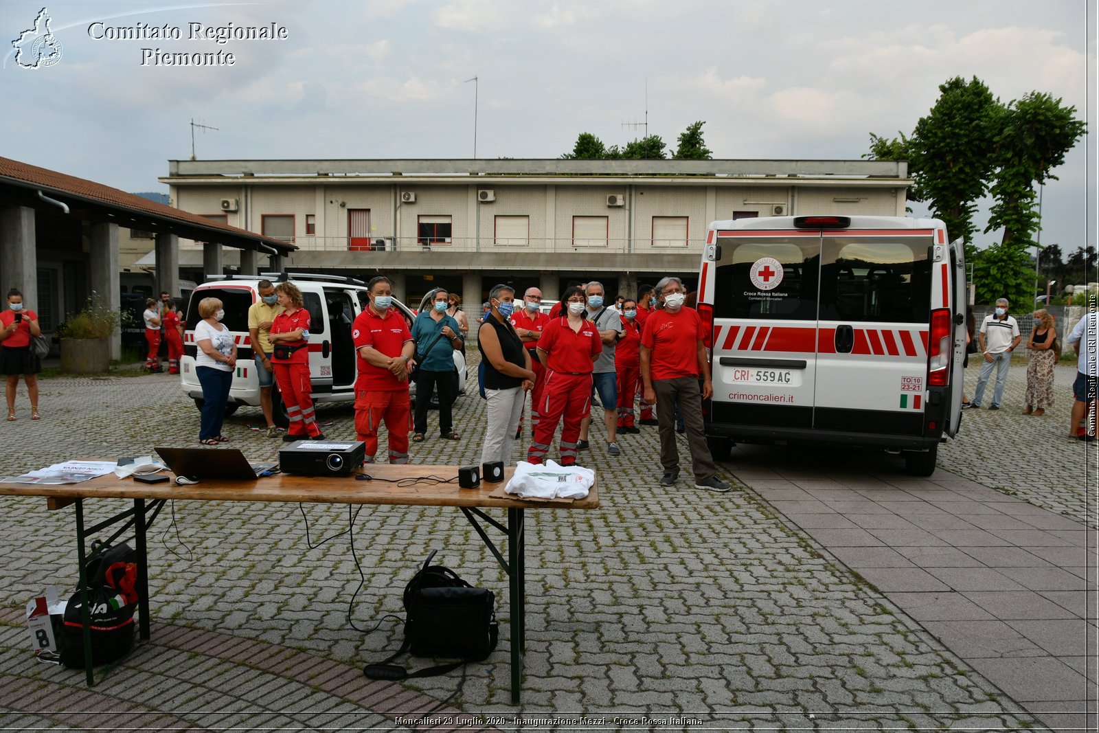 Moncalieri 29 Luglio 2020 - Inaugurazione Mezzi - Croce Rossa Italiana - Comitato Regionale del Piemonte