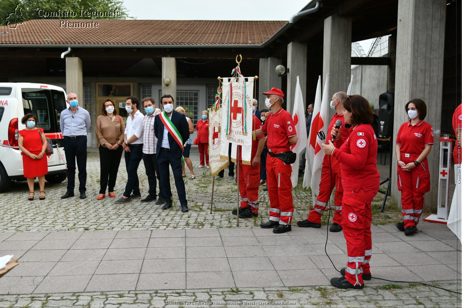 Moncalieri 29 Luglio 2020 - Inaugurazione Mezzi - Croce Rossa Italiana - Comitato Regionale del Piemonte