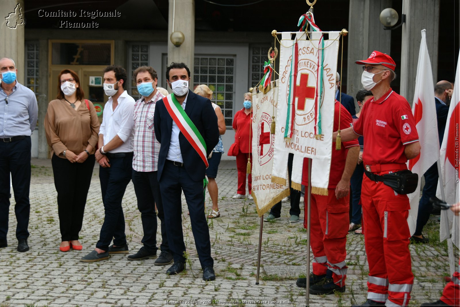 Moncalieri 29 Luglio 2020 - Inaugurazione Mezzi - Croce Rossa Italiana - Comitato Regionale del Piemonte