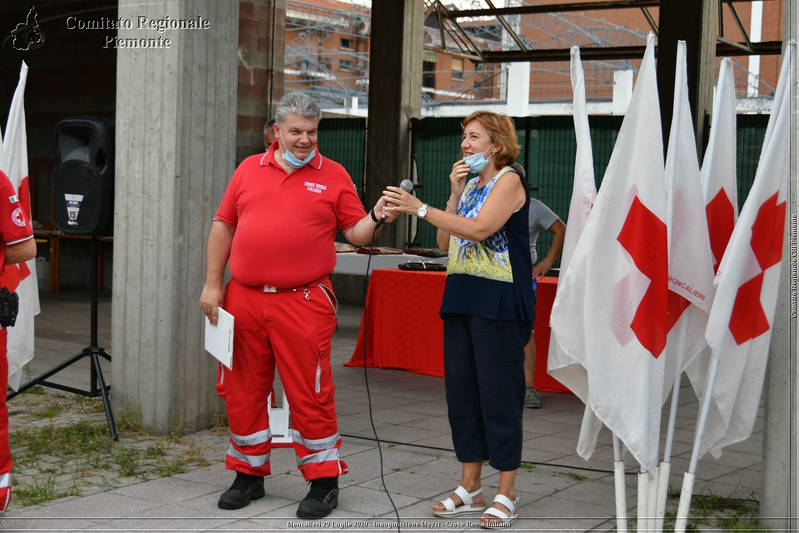 Moncalieri 29 Luglio 2020 - Inaugurazione Mezzi - Croce Rossa Italiana - Comitato Regionale del Piemonte