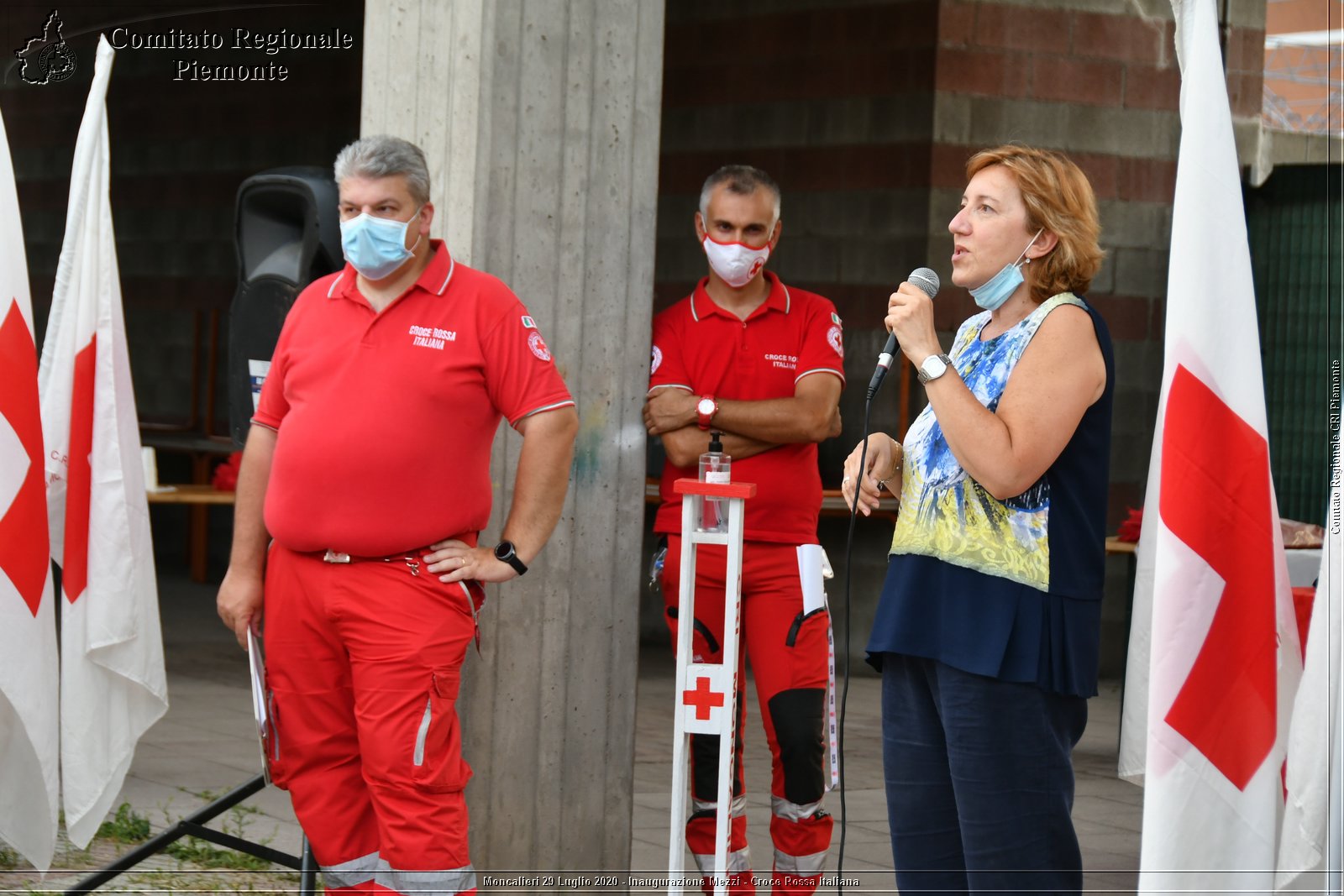 Moncalieri 29 Luglio 2020 - Inaugurazione Mezzi - Croce Rossa Italiana - Comitato Regionale del Piemonte