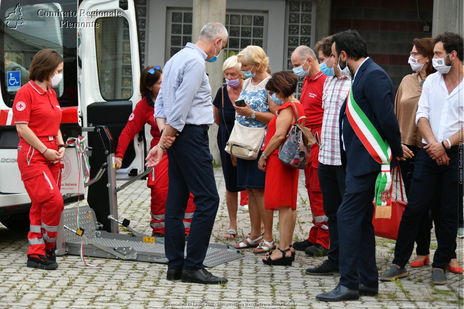 Moncalieri 29 Luglio 2020 - Inaugurazione Mezzi - Croce Rossa Italiana - Comitato Regionale del Piemonte