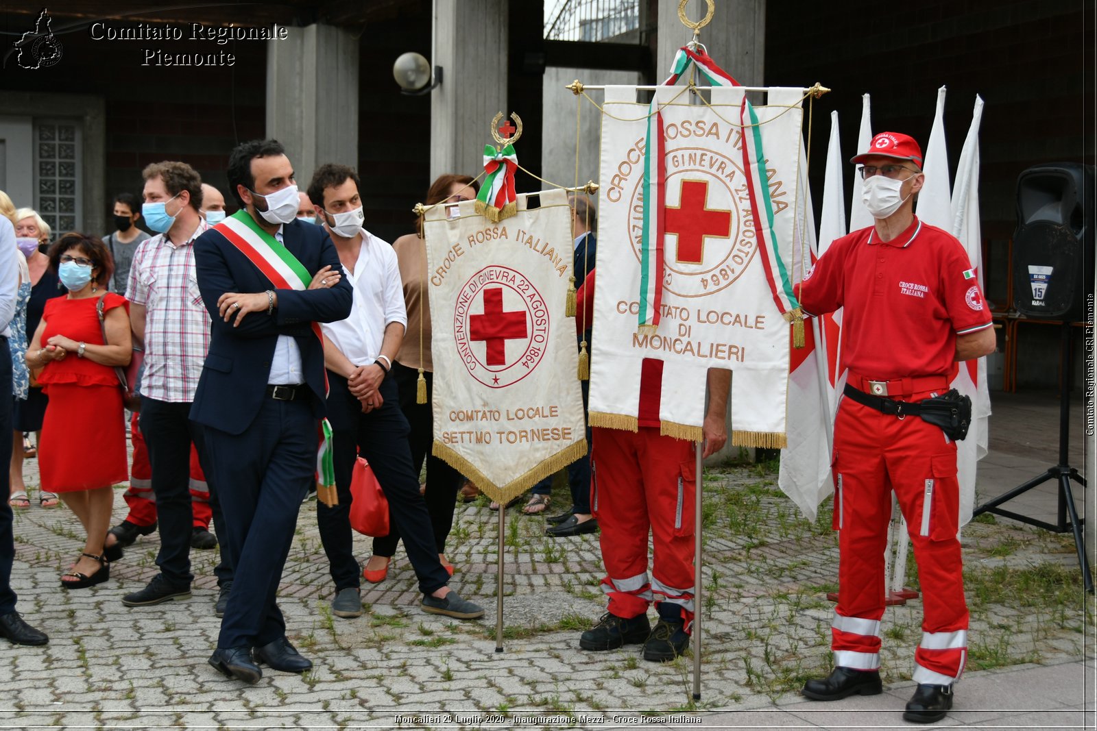 Moncalieri 29 Luglio 2020 - Inaugurazione Mezzi - Croce Rossa Italiana - Comitato Regionale del Piemonte