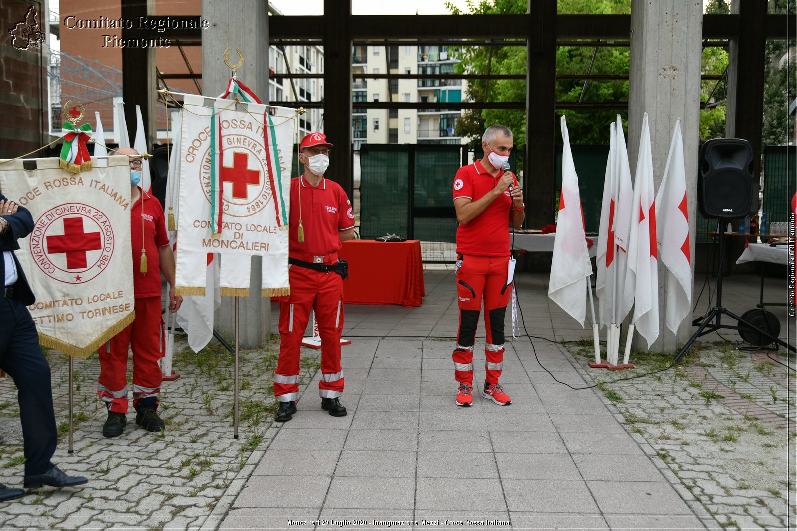 Moncalieri 29 Luglio 2020 - Inaugurazione Mezzi - Croce Rossa Italiana - Comitato Regionale del Piemonte