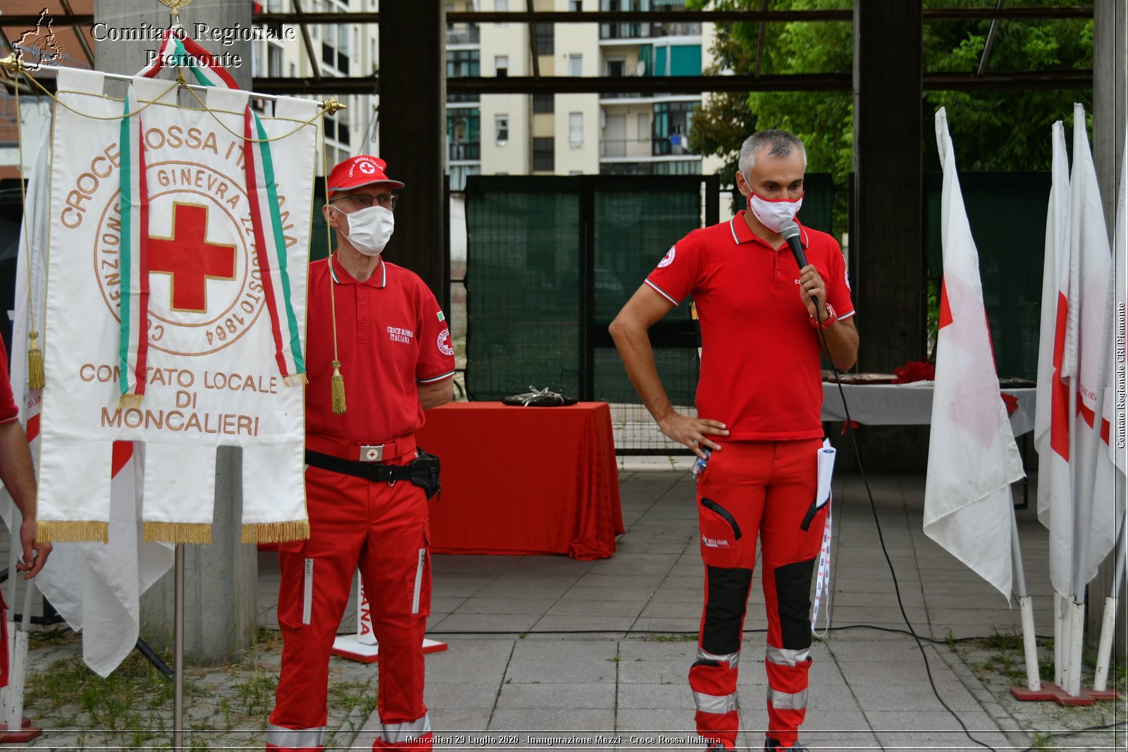 Moncalieri 29 Luglio 2020 - Inaugurazione Mezzi - Croce Rossa Italiana - Comitato Regionale del Piemonte