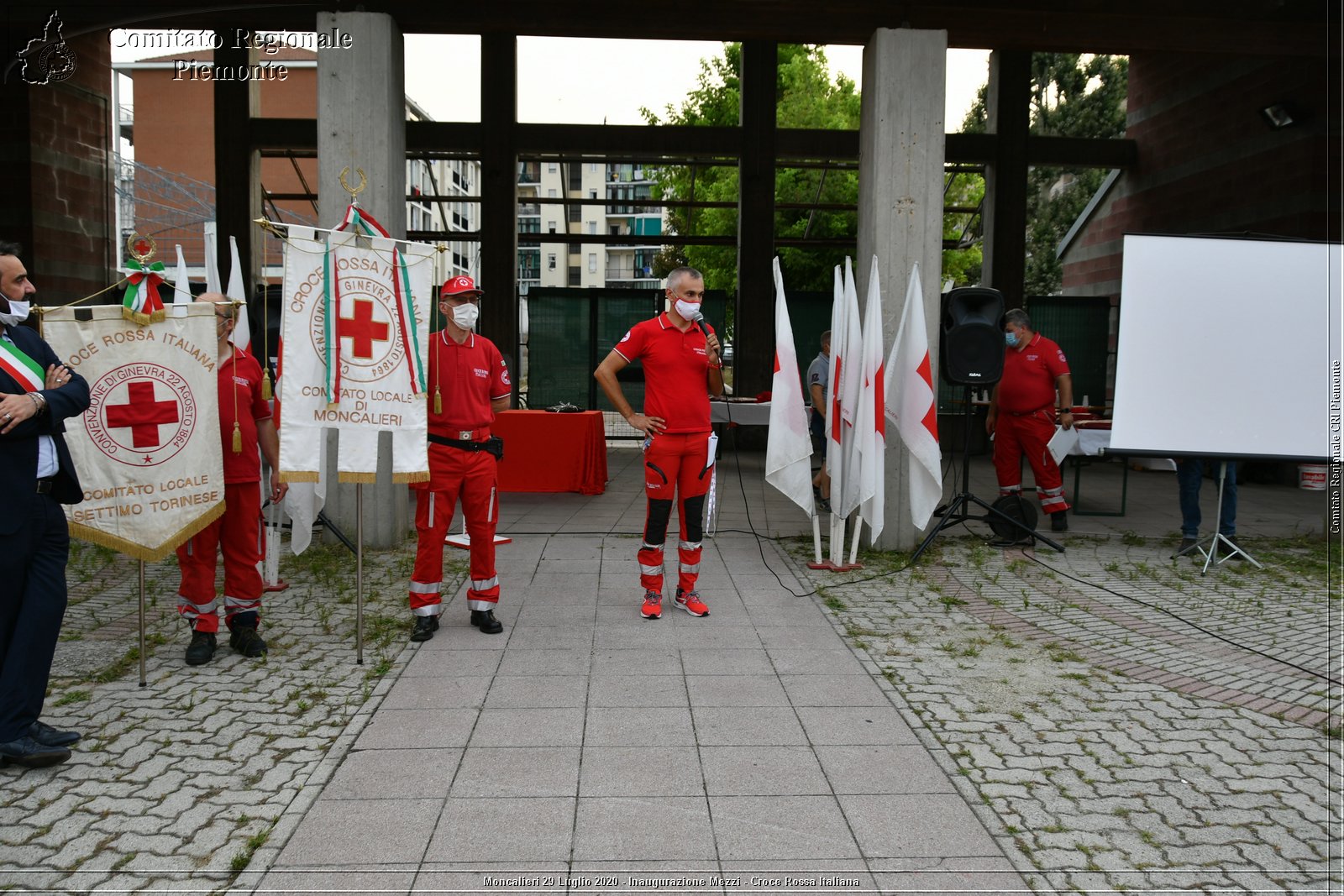 Moncalieri 29 Luglio 2020 - Inaugurazione Mezzi - Croce Rossa Italiana - Comitato Regionale del Piemonte