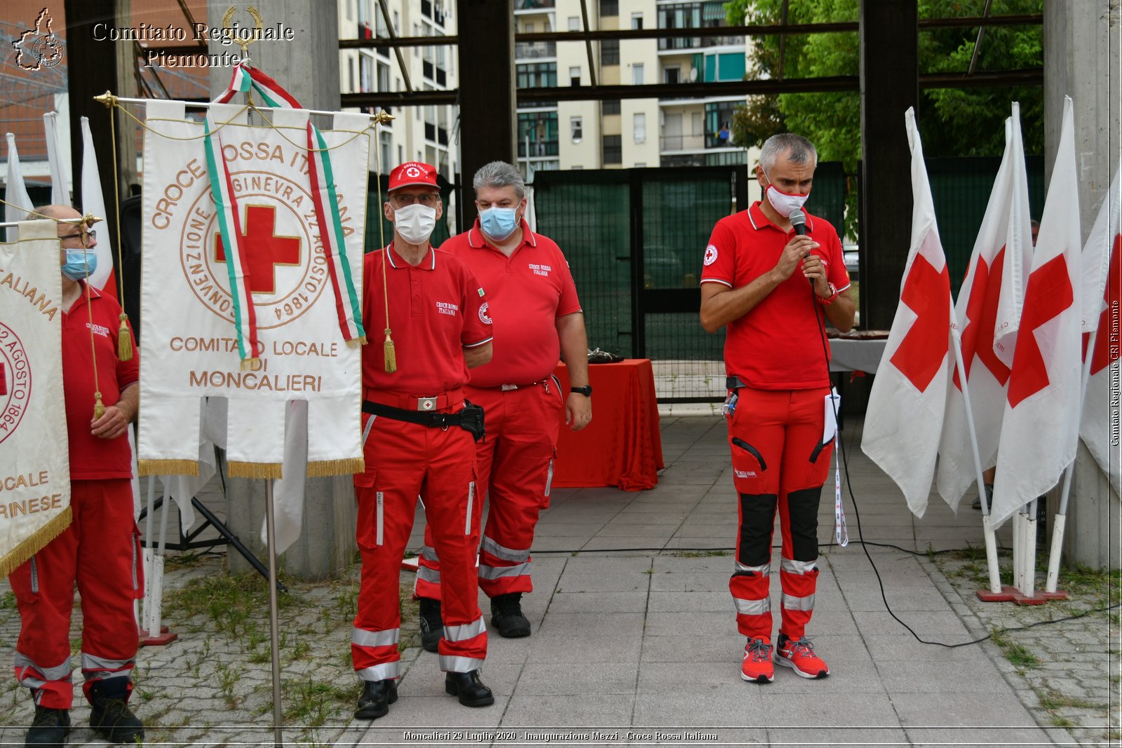 Moncalieri 29 Luglio 2020 - Inaugurazione Mezzi - Croce Rossa Italiana - Comitato Regionale del Piemonte