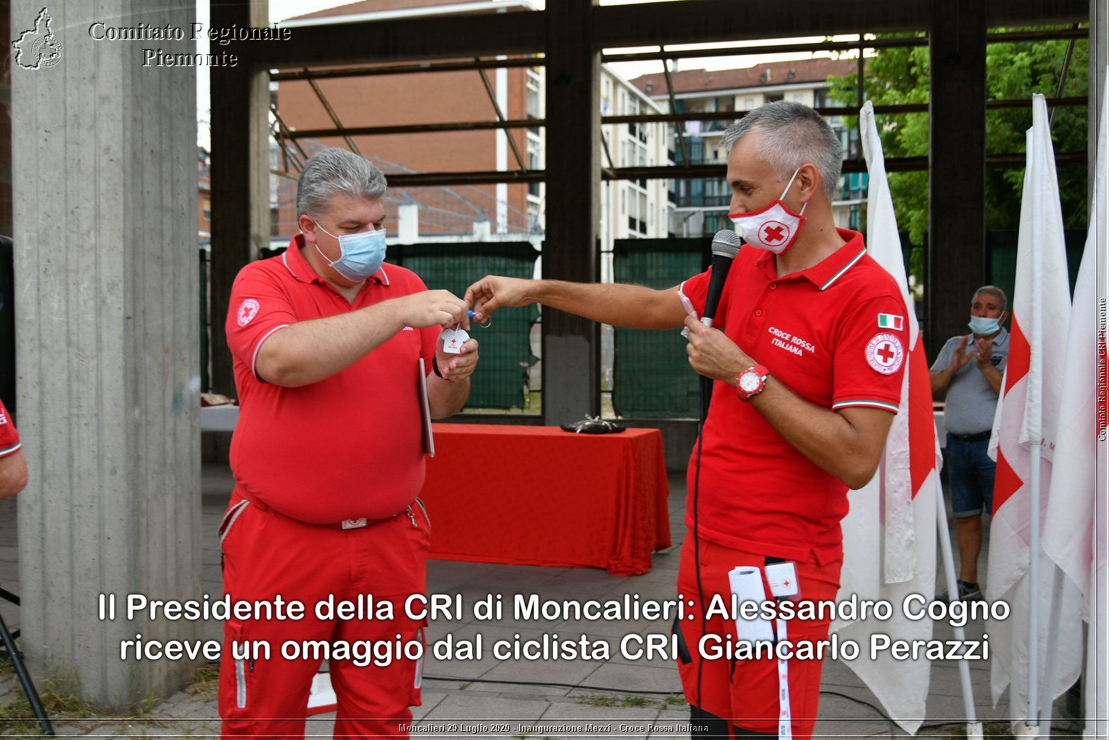 Moncalieri 29 Luglio 2020 - Inaugurazione Mezzi - Croce Rossa Italiana - Comitato Regionale del Piemonte