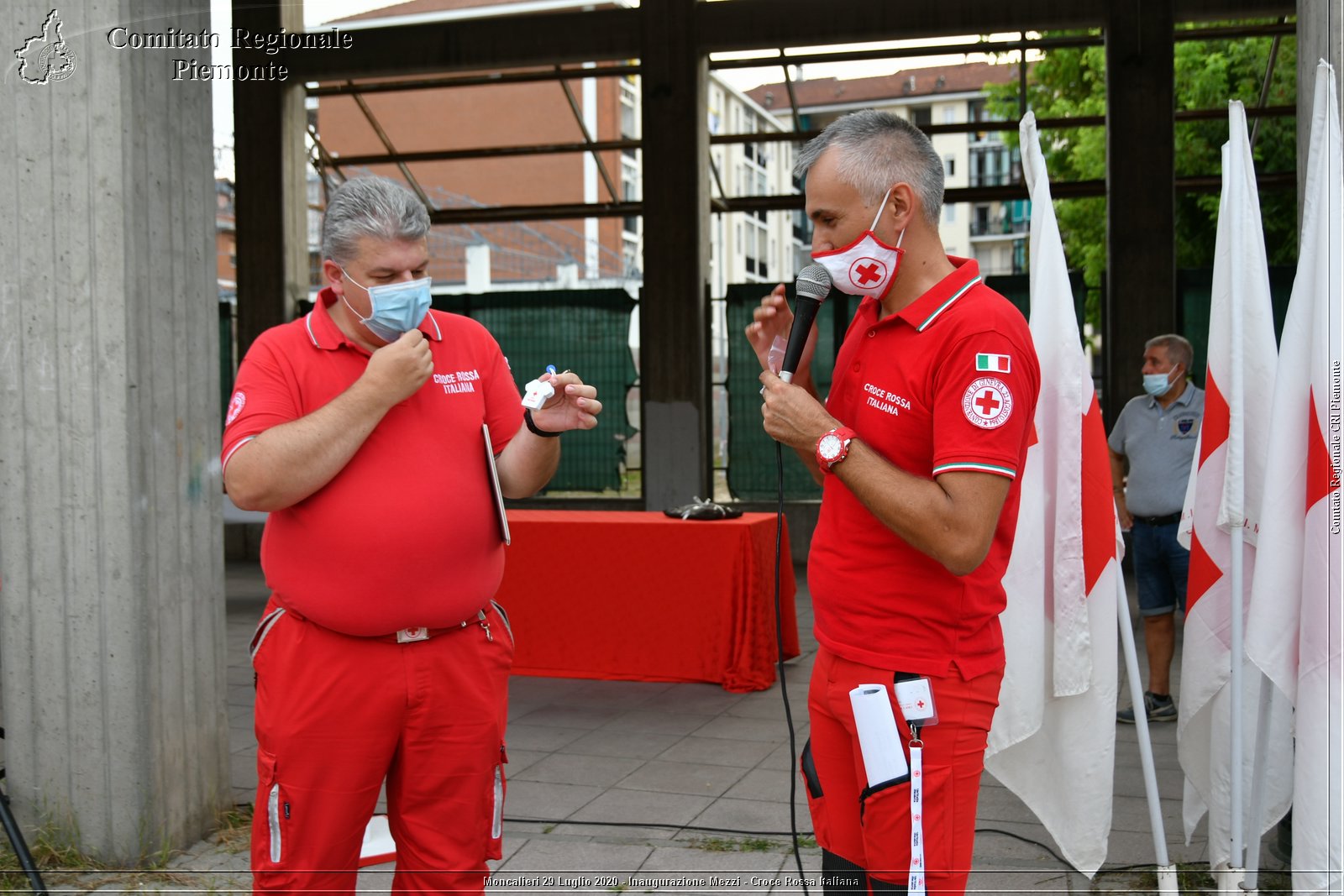 Moncalieri 29 Luglio 2020 - Inaugurazione Mezzi - Croce Rossa Italiana - Comitato Regionale del Piemonte