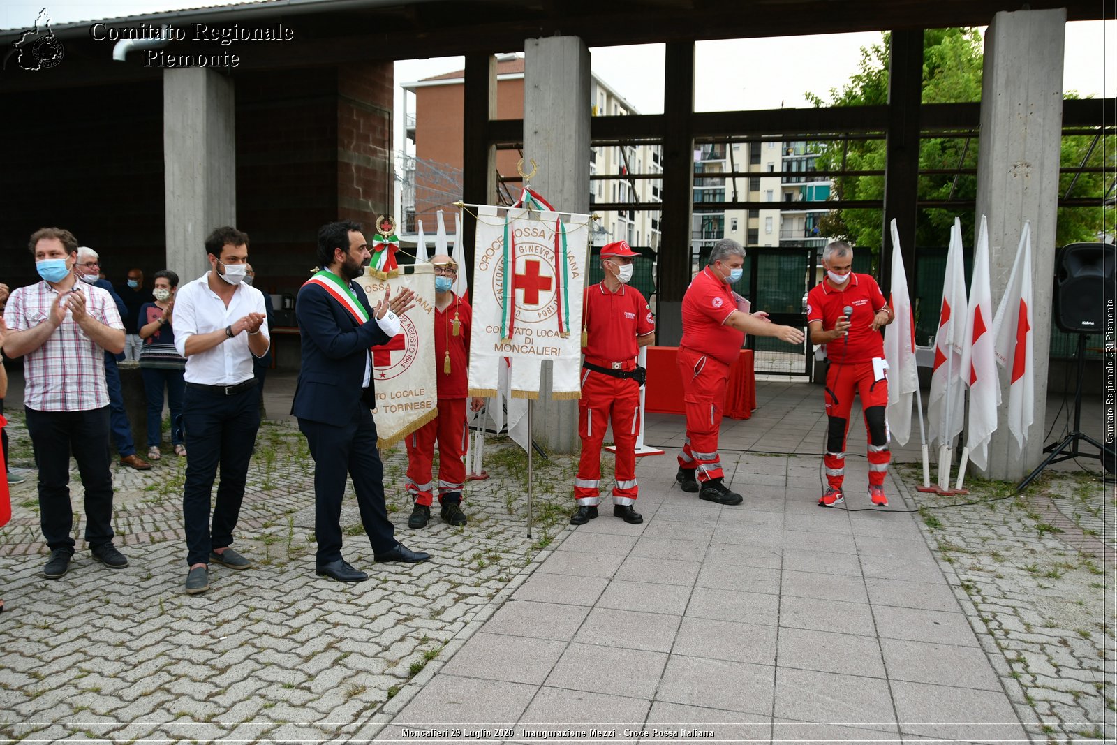 Moncalieri 29 Luglio 2020 - Inaugurazione Mezzi - Croce Rossa Italiana - Comitato Regionale del Piemonte