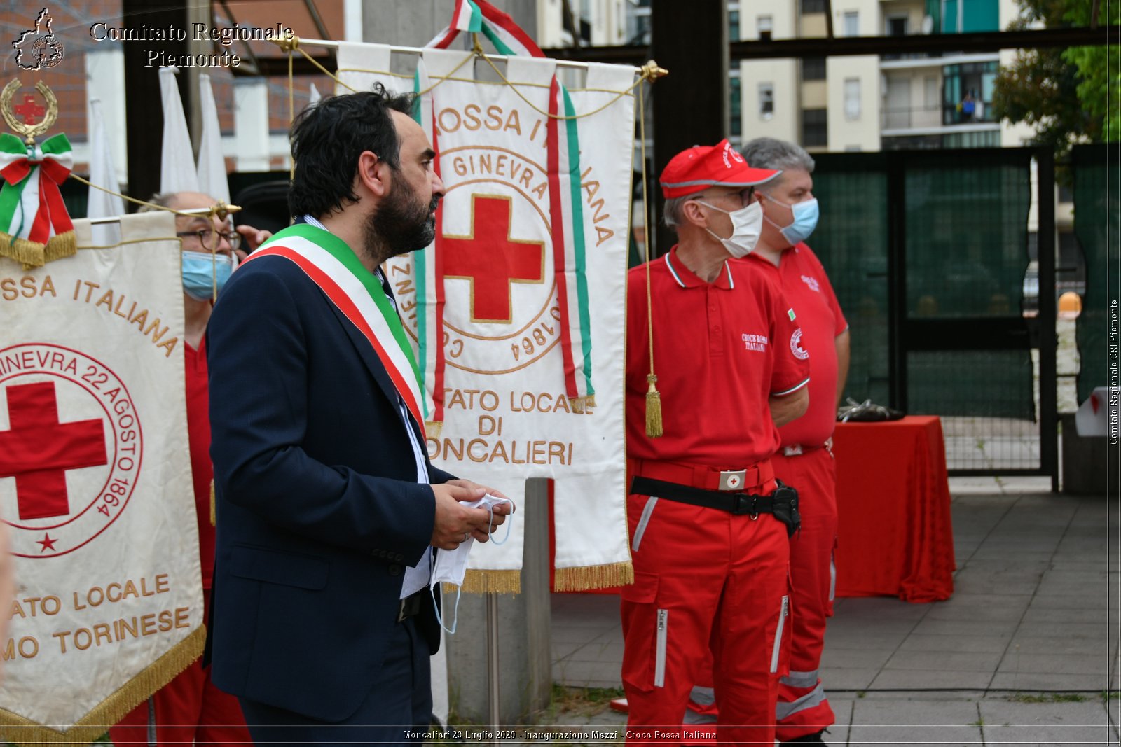 Moncalieri 29 Luglio 2020 - Inaugurazione Mezzi - Croce Rossa Italiana - Comitato Regionale del Piemonte