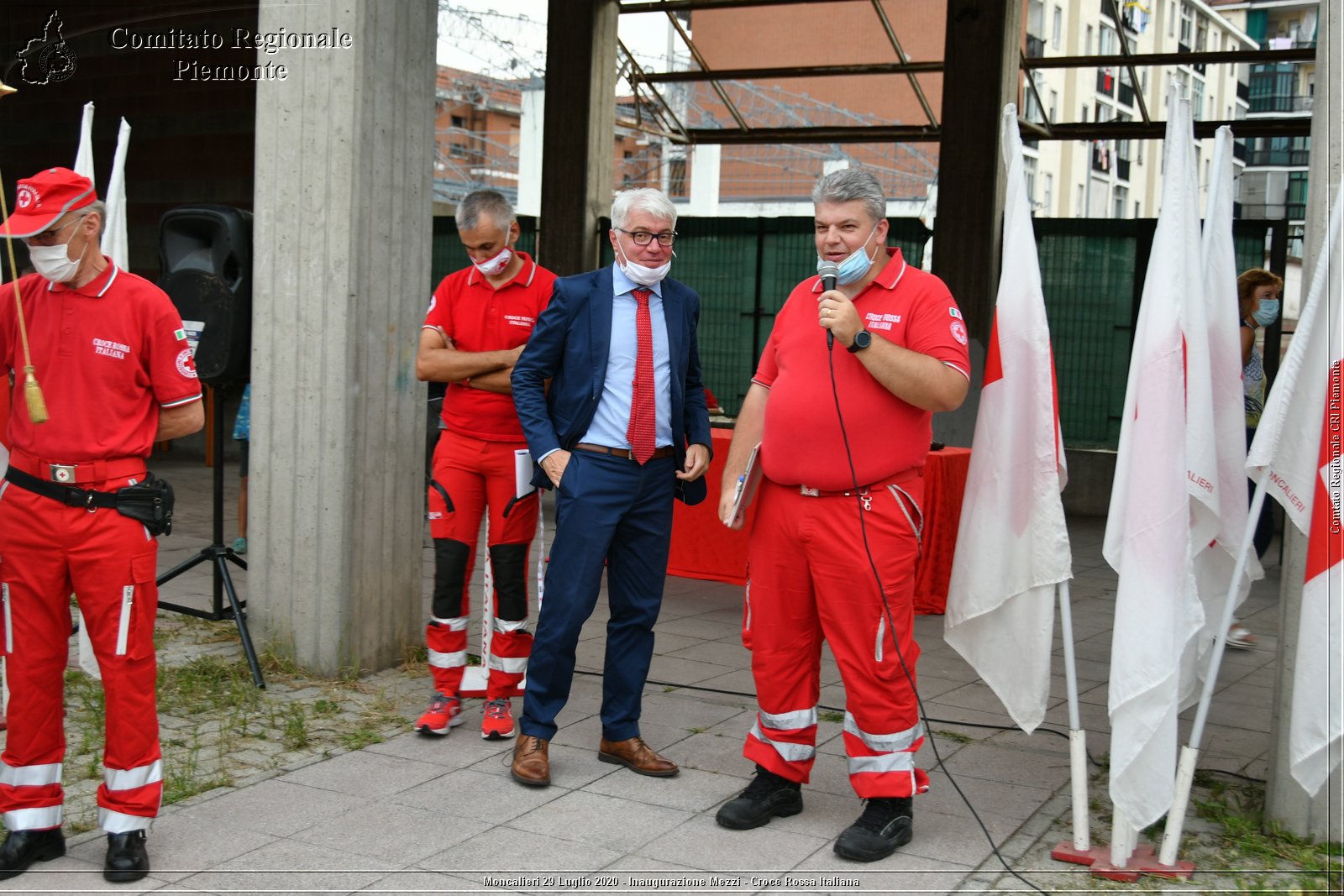 Moncalieri 29 Luglio 2020 - Inaugurazione Mezzi - Croce Rossa Italiana - Comitato Regionale del Piemonte