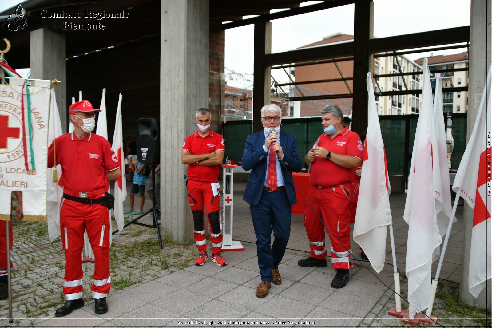 Moncalieri 29 Luglio 2020 - Inaugurazione Mezzi - Croce Rossa Italiana - Comitato Regionale del Piemonte