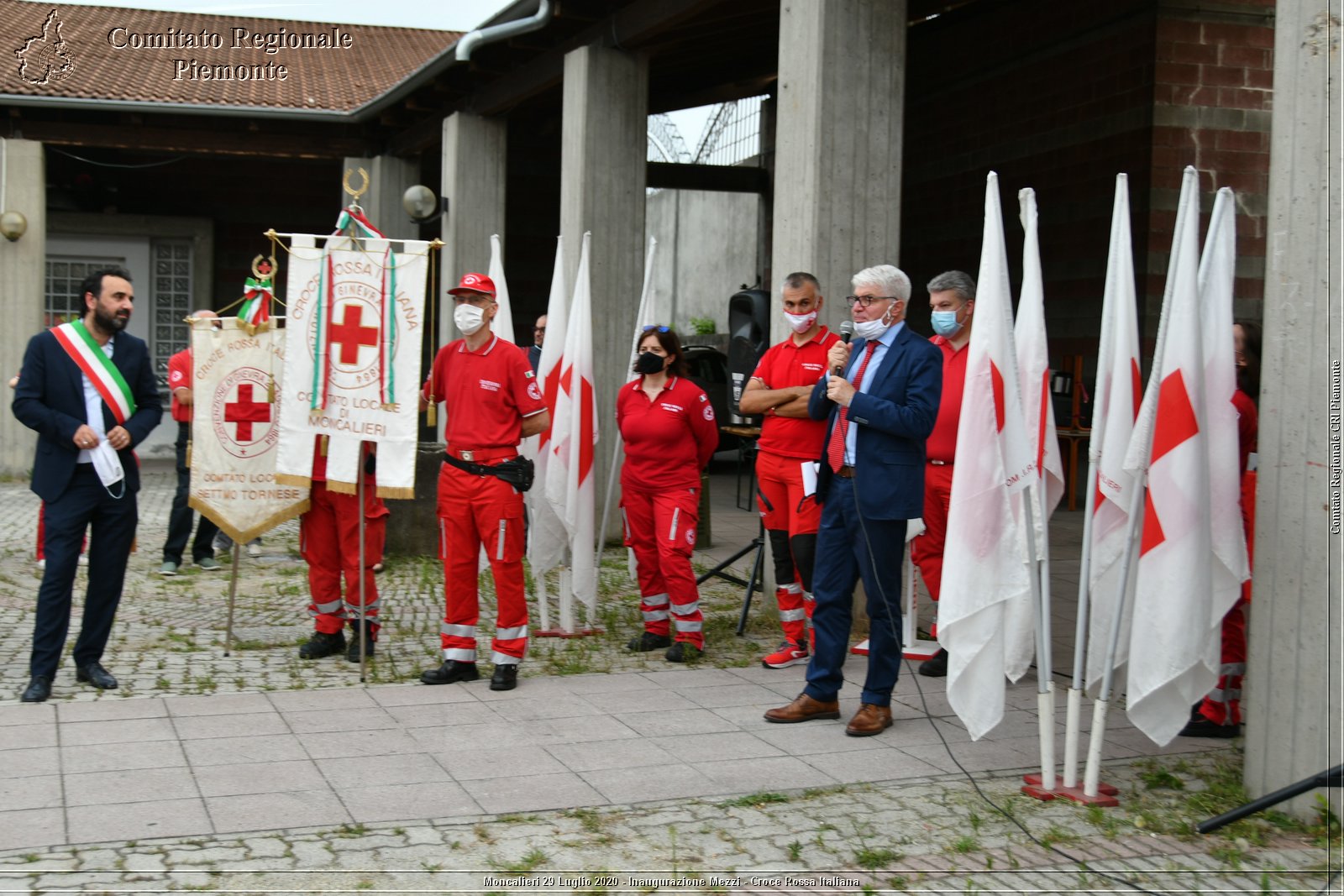 Moncalieri 29 Luglio 2020 - Inaugurazione Mezzi - Croce Rossa Italiana - Comitato Regionale del Piemonte