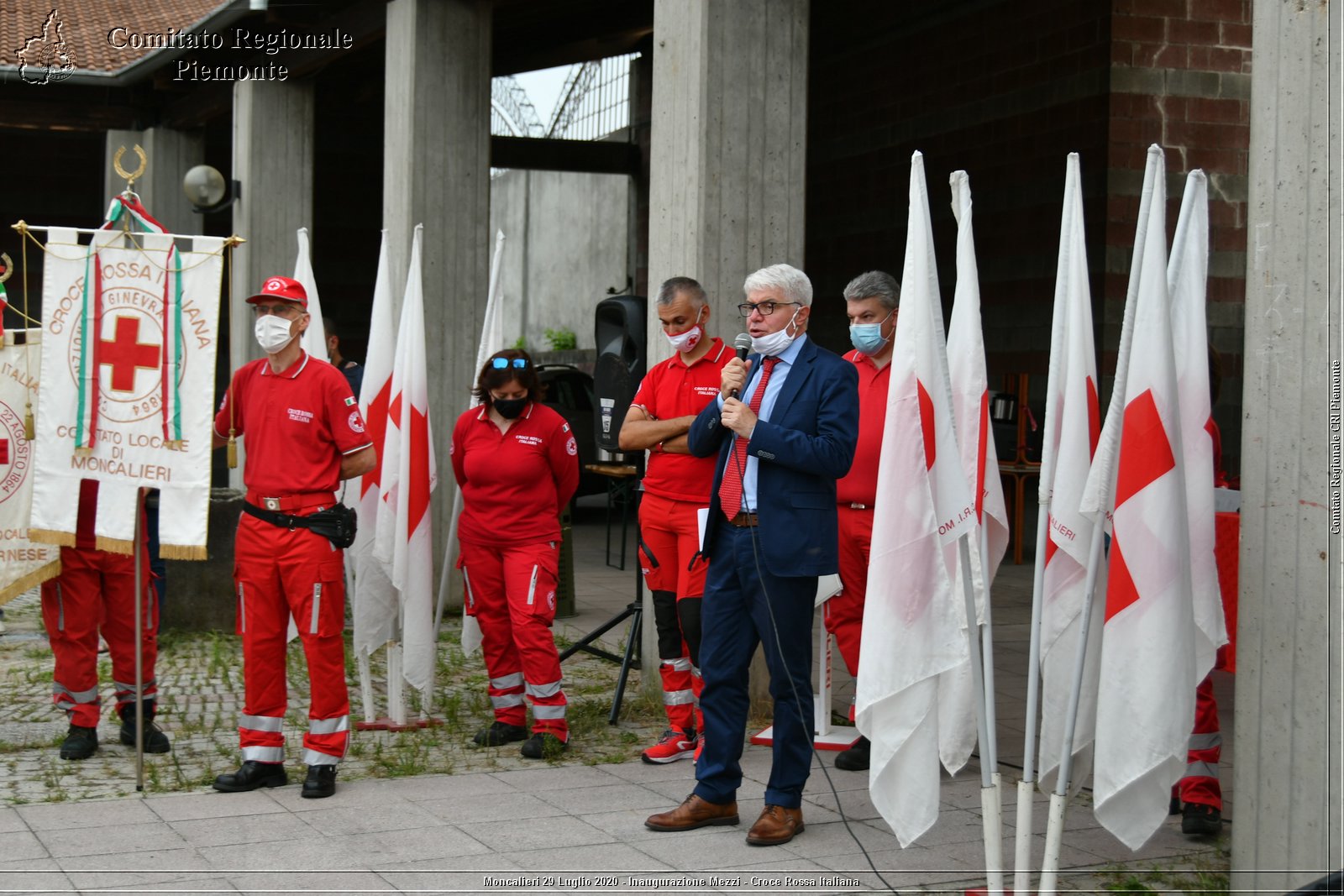 Moncalieri 29 Luglio 2020 - Inaugurazione Mezzi - Croce Rossa Italiana - Comitato Regionale del Piemonte