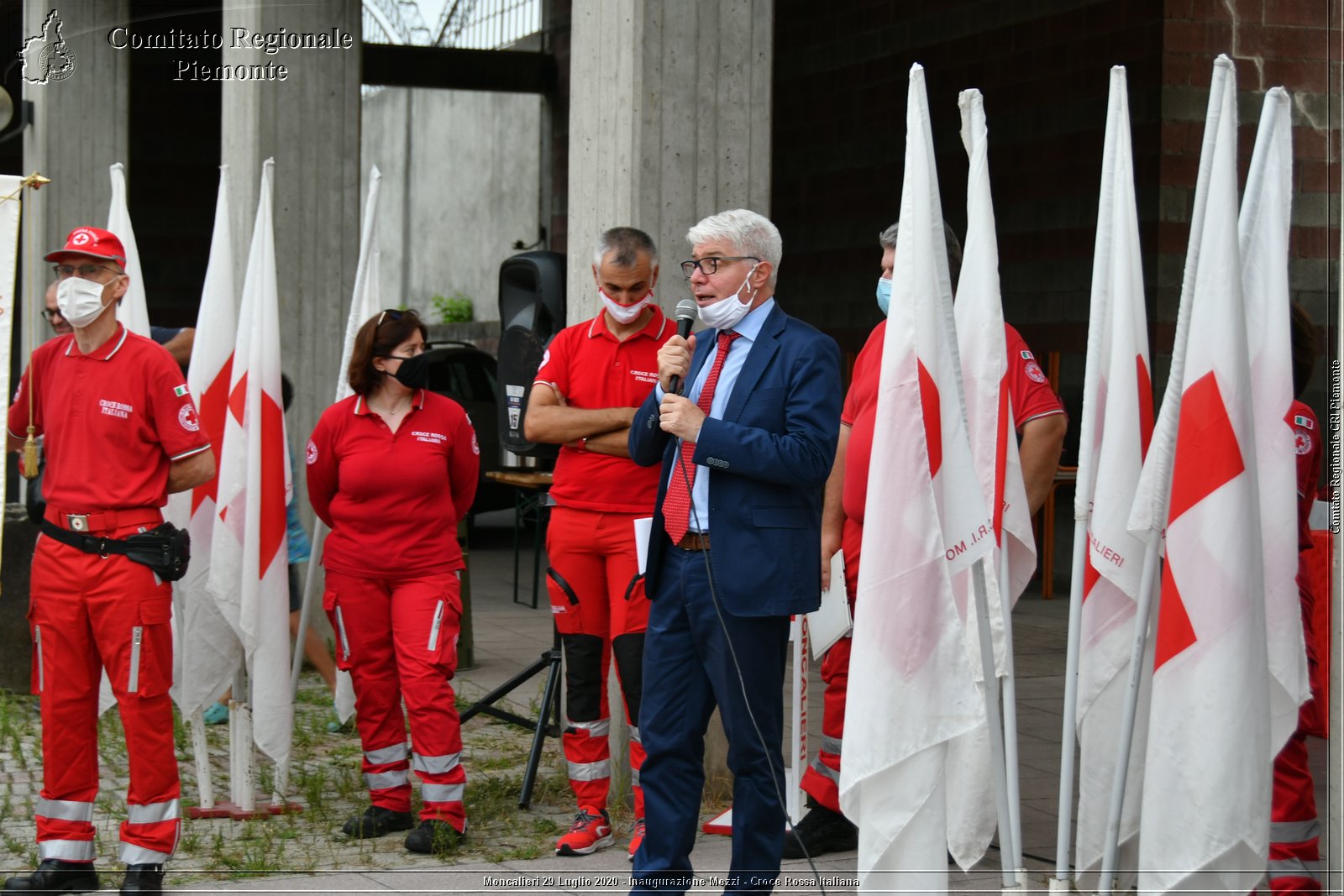 Moncalieri 29 Luglio 2020 - Inaugurazione Mezzi - Croce Rossa Italiana - Comitato Regionale del Piemonte