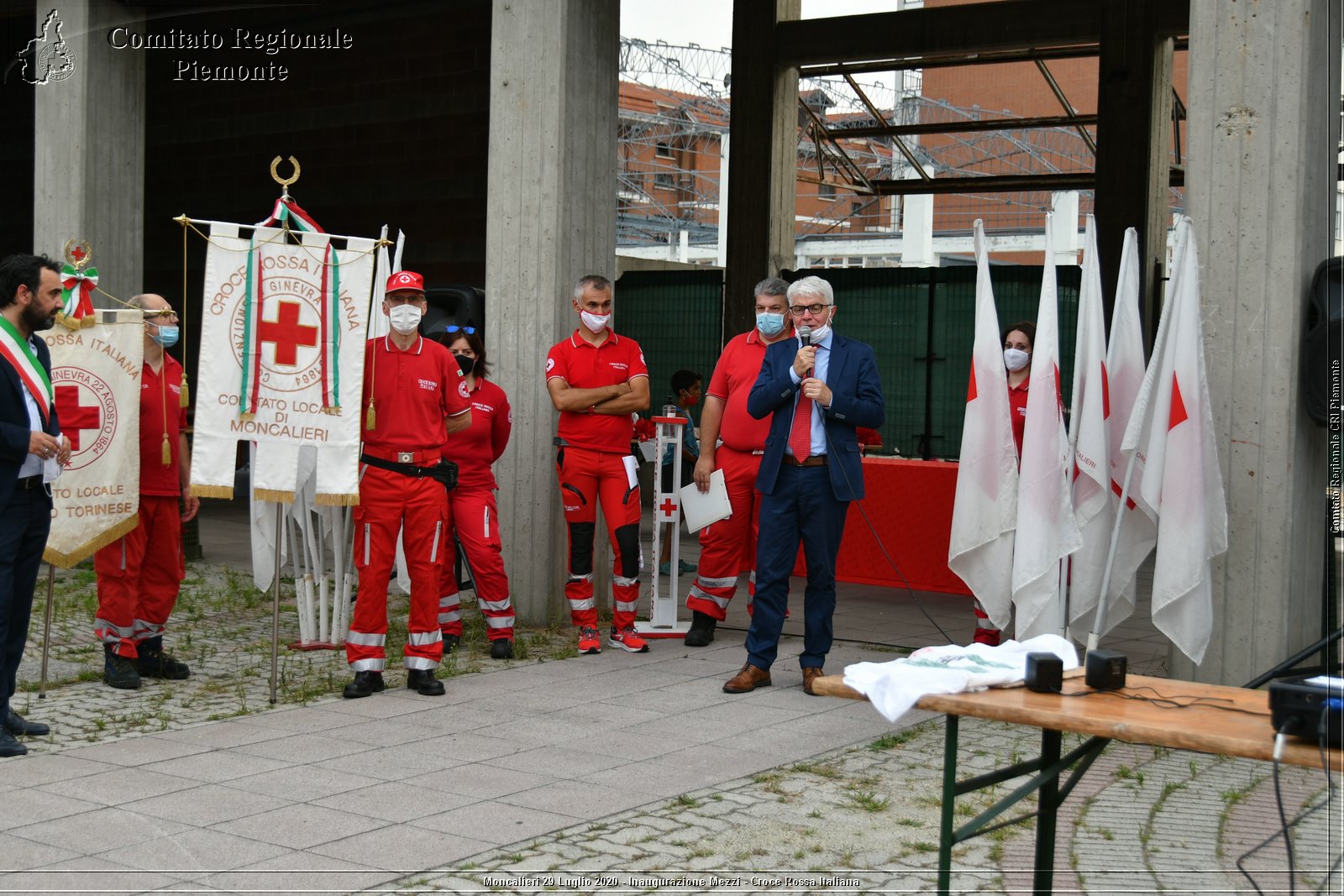 Moncalieri 29 Luglio 2020 - Inaugurazione Mezzi - Croce Rossa Italiana - Comitato Regionale del Piemonte