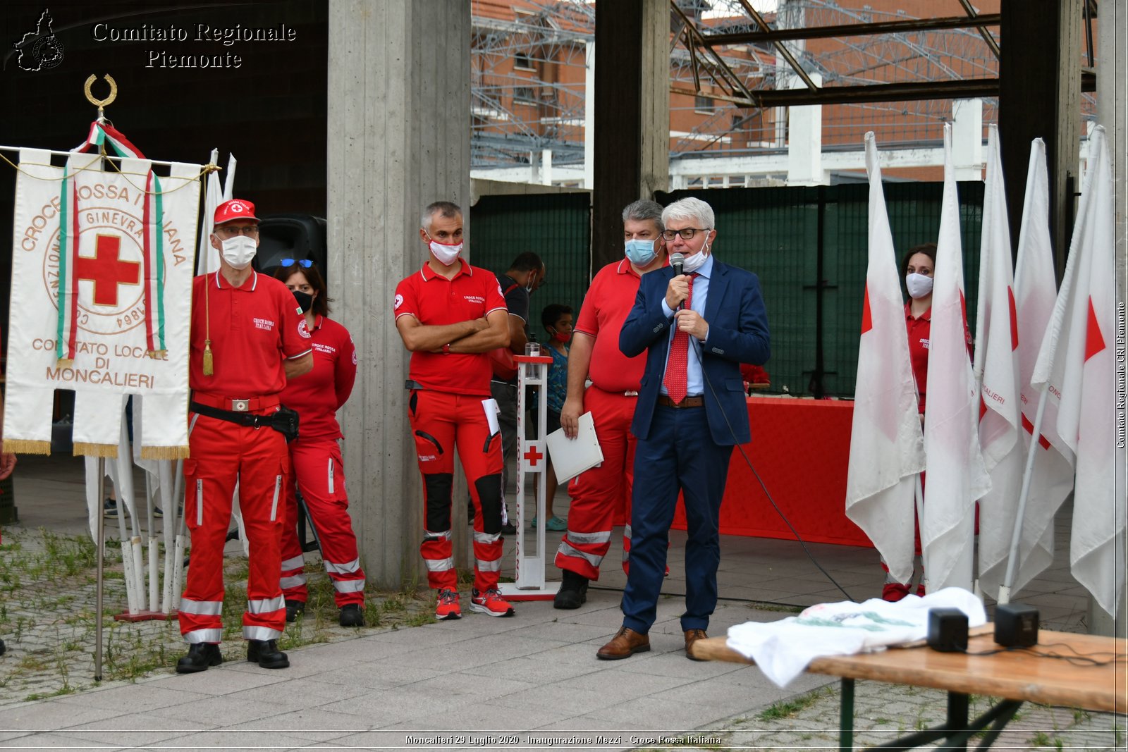 Moncalieri 29 Luglio 2020 - Inaugurazione Mezzi - Croce Rossa Italiana - Comitato Regionale del Piemonte