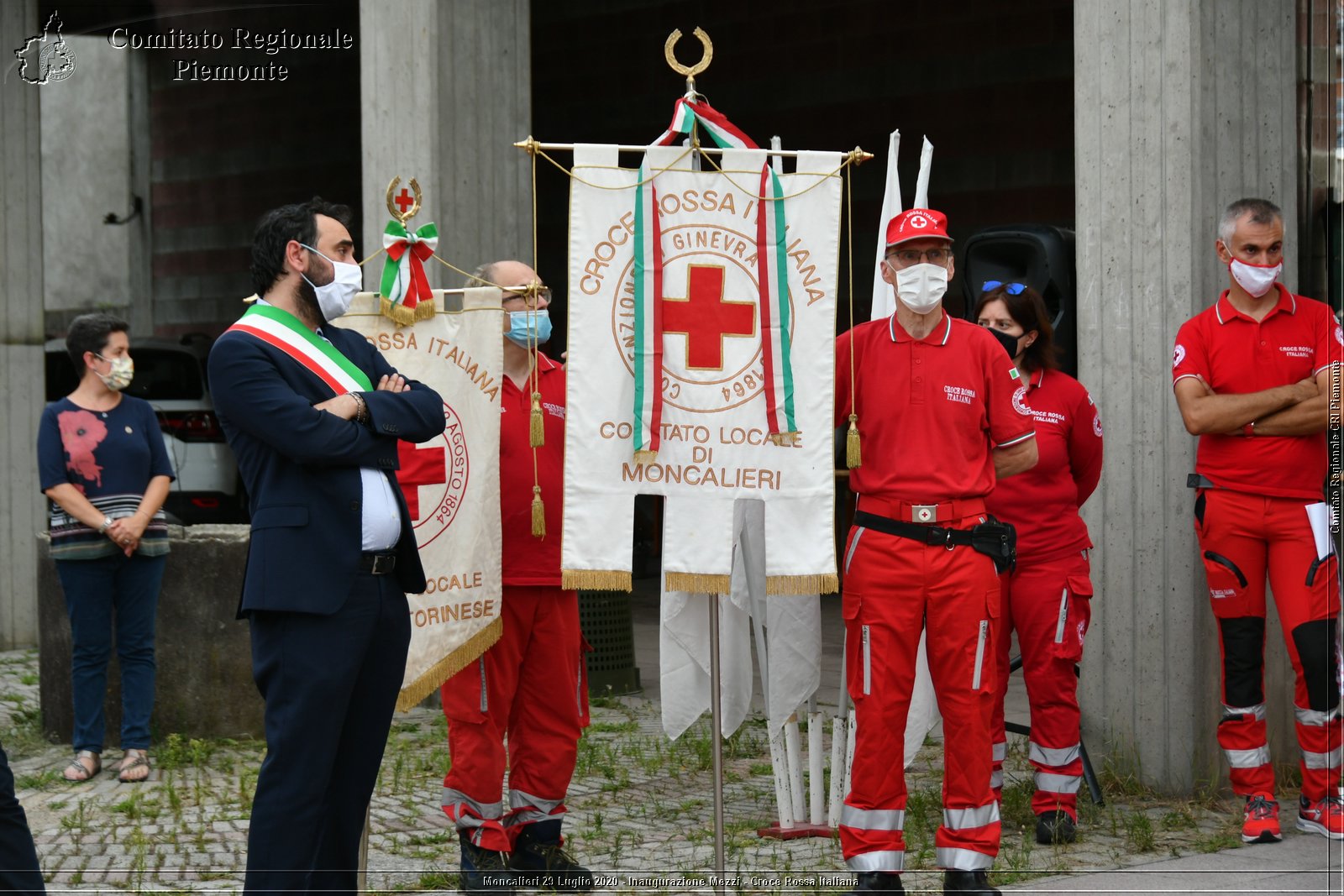 Moncalieri 29 Luglio 2020 - Inaugurazione Mezzi - Croce Rossa Italiana - Comitato Regionale del Piemonte