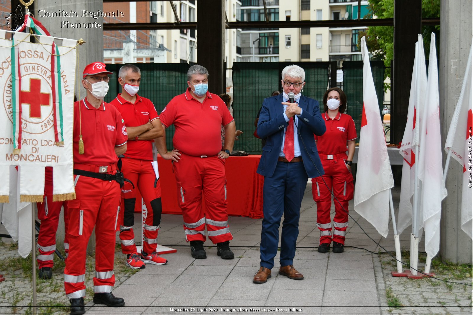 Moncalieri 29 Luglio 2020 - Inaugurazione Mezzi - Croce Rossa Italiana - Comitato Regionale del Piemonte