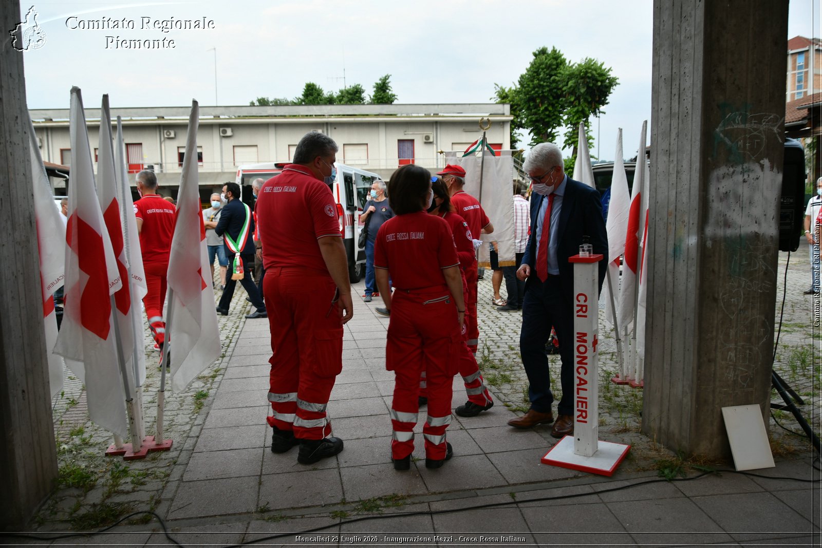 Moncalieri 29 Luglio 2020 - Inaugurazione Mezzi - Croce Rossa Italiana - Comitato Regionale del Piemonte