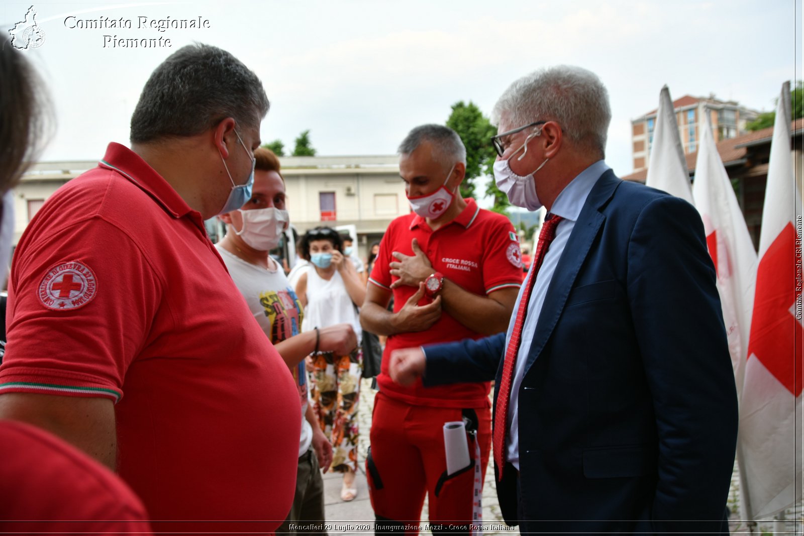 Moncalieri 29 Luglio 2020 - Inaugurazione Mezzi - Croce Rossa Italiana - Comitato Regionale del Piemonte