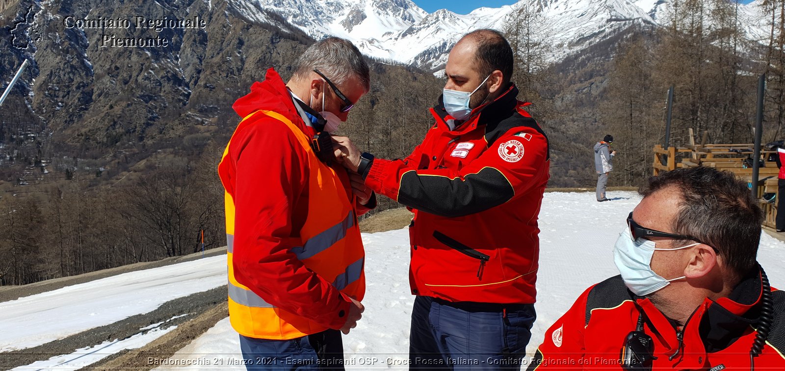 Bardonecchia 21 Marzo 2021 - Esami aspiranti OSP - Croce Rossa Italiana - Comitato Regionale del Piemonte