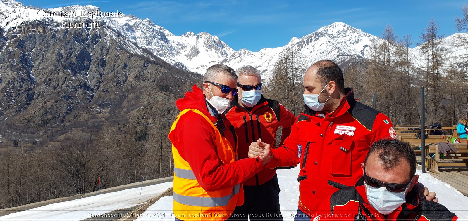 Bardonecchia 21 Marzo 2021 - Esami aspiranti OSP - Croce Rossa Italiana - Comitato Regionale del Piemonte