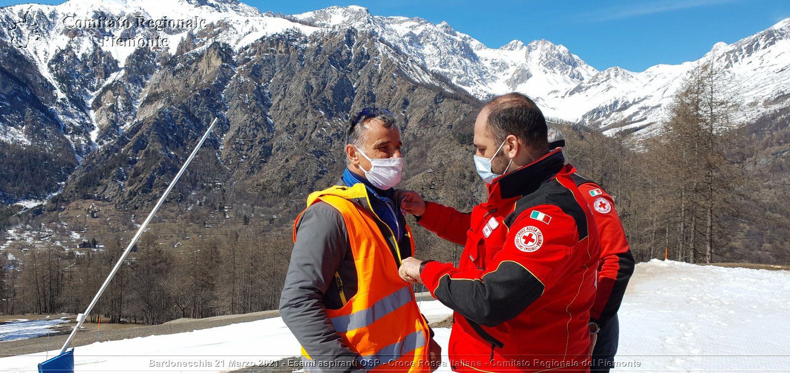 Bardonecchia 21 Marzo 2021 - Esami aspiranti OSP - Croce Rossa Italiana - Comitato Regionale del Piemonte